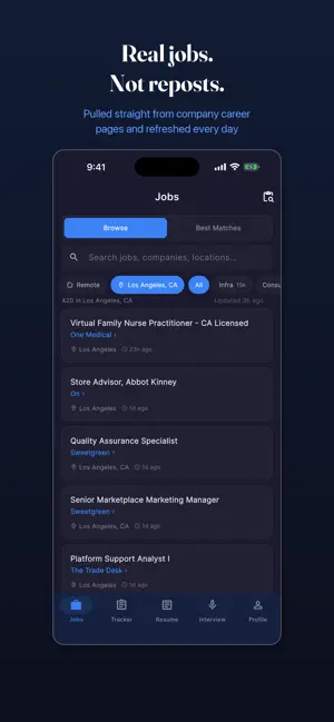 Dossier: AI Job Search & Prep screenshot 1