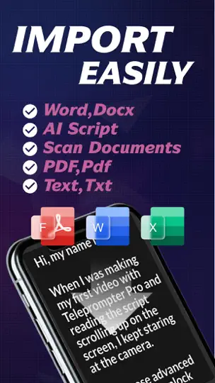 Teleprompter - AI Prompter iPhone Ekran Görüntüsü 7