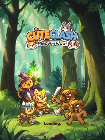 Cute Clash: Meow vs Woof iPad screenshot