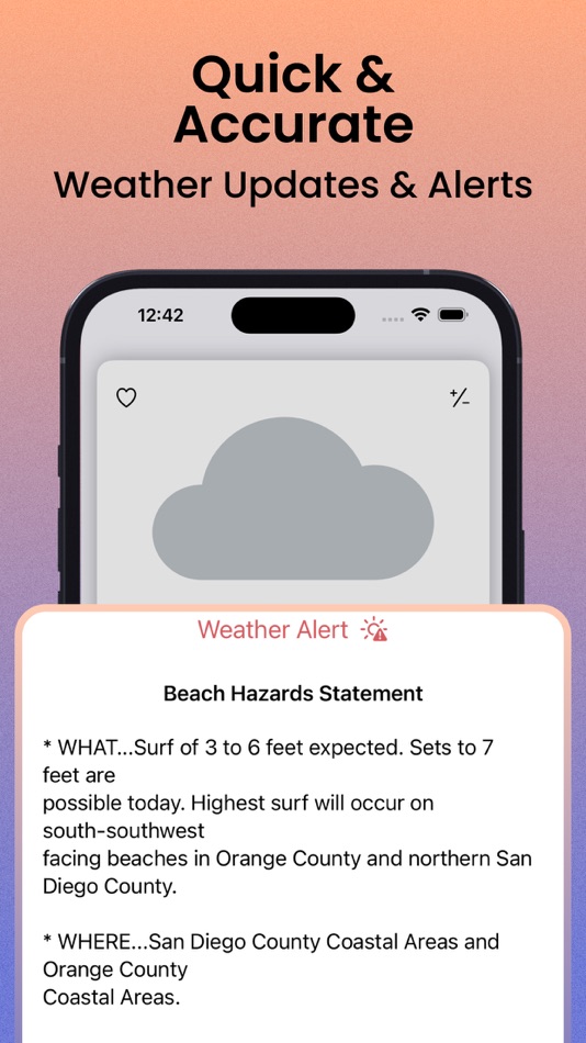 #6. Weather Forecast App WeatherGo (iOS) 由: Bushman, LLC