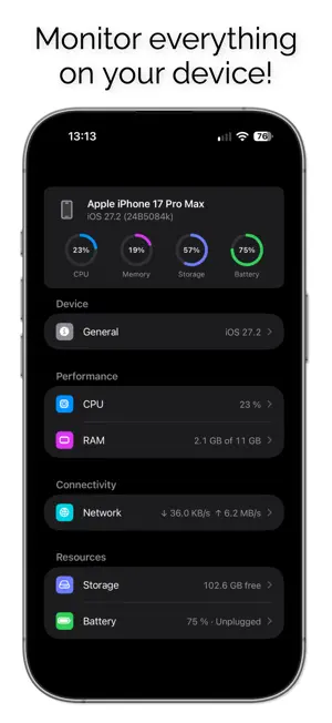 System & Network Monitor screenshot 1