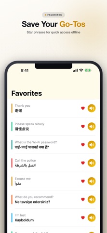 PhrasePocket - Travel Phrases iPhone screenshot