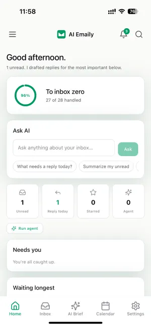 AI Emaily - Unified AI Inbox screenshot 2