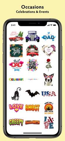 Occasion and Event Stickers screenshot