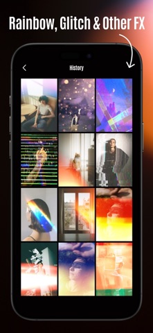 Light Leak Cam - Retro Filters iPhone screenshot