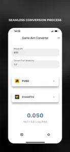 Game Aim Converter screenshot #1 for iPhone