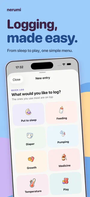 Nerumi: Baby Tracker & Sleep screenshot 3