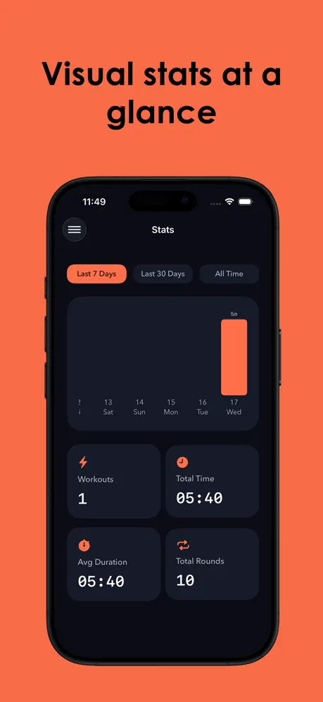 Roundly: Tabata Timer screenshot