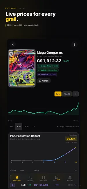 GRLD - TCG Market Insight screenshot 1