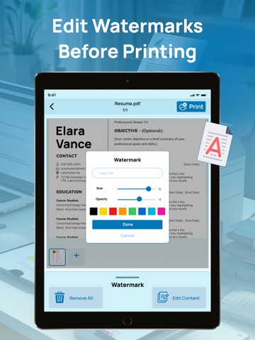 Printer - Smart Mobile Printer iPad screenshot