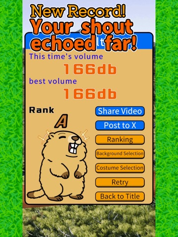 Shout Marmot! iPad screenshot
