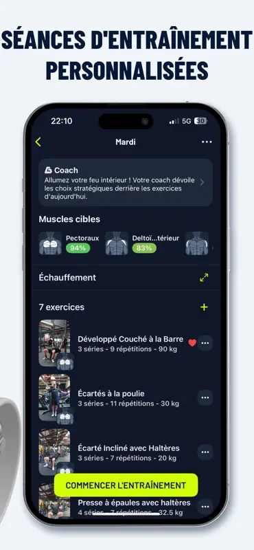 Gravl : Coach Personnel IA screenshot 3 of 8