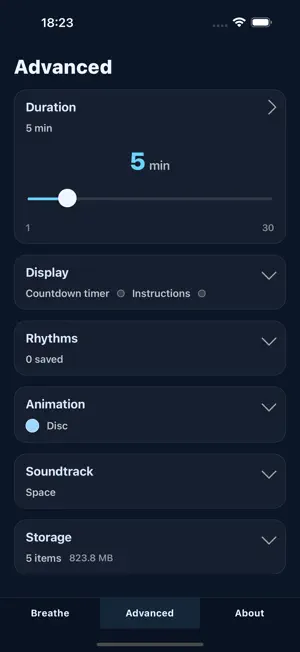 BreatheRelax: Calm Breathwork screenshot 2