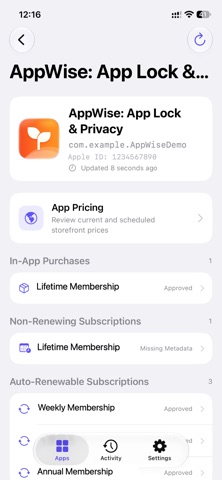 SmartIAP: IAP Pricing & Codes Screenshot 2 of 9