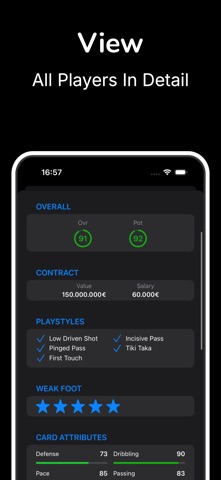 Career Mode Database Screenshot 1 of 4