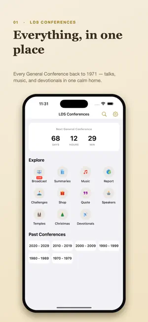 LDS Conferences screenshot 1