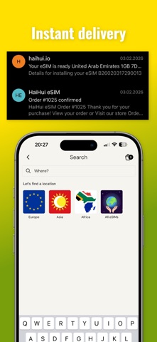 HaiHui: eSIM Store & Internet Screenshot 5 of 9
