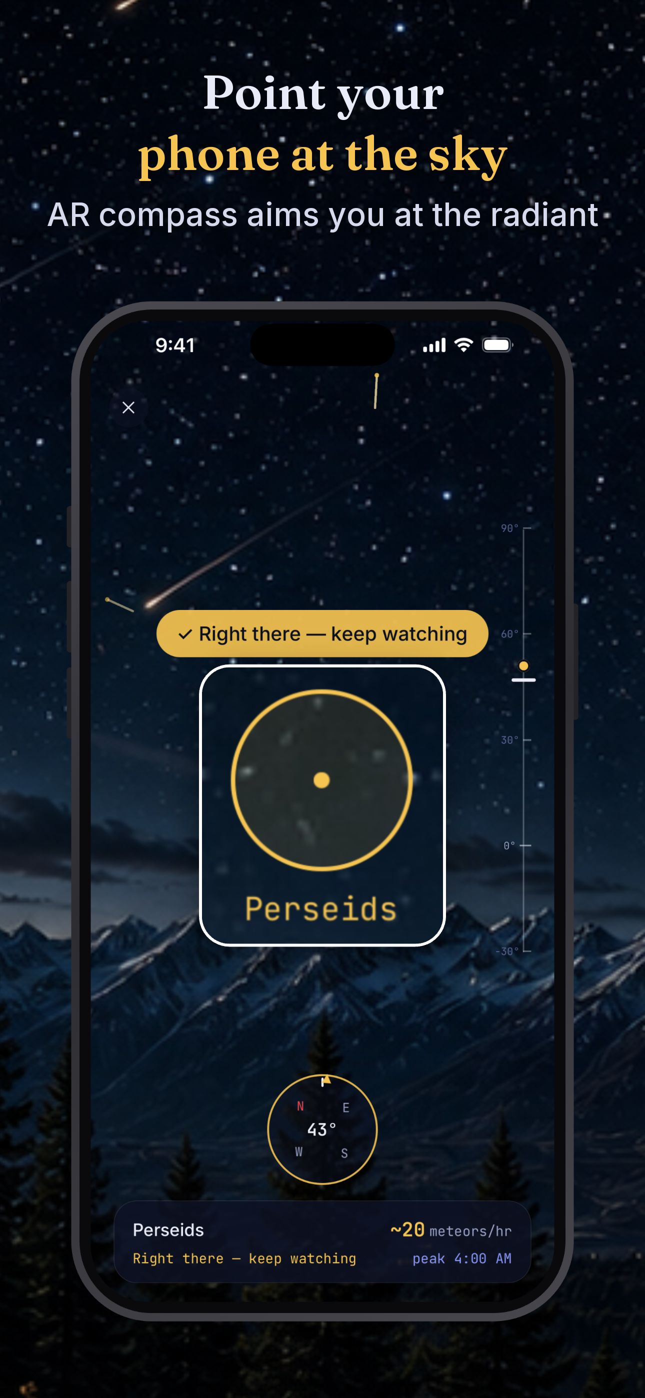 Meteor Shower: Alerts screenshot 2