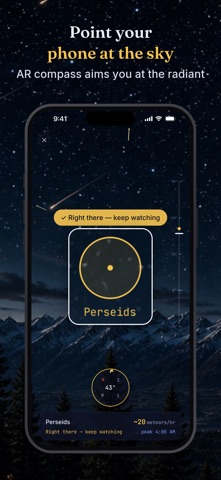 Meteor Shower: Alerts iPhone screenshot 2