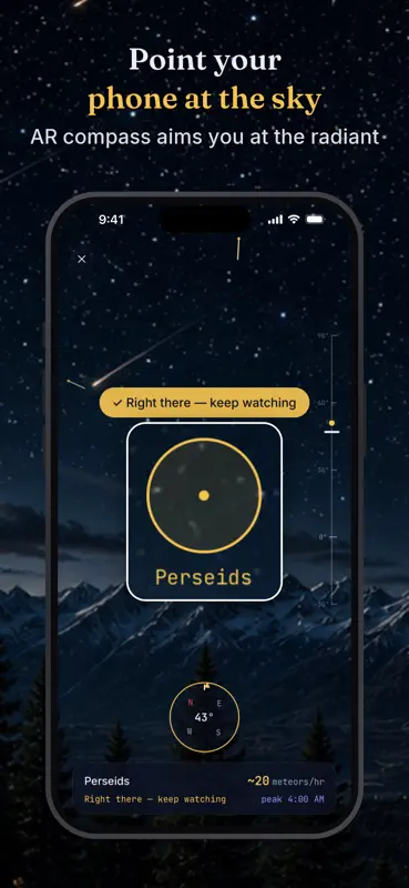 Meteor Shower: Alerts screenshot 2 of 7