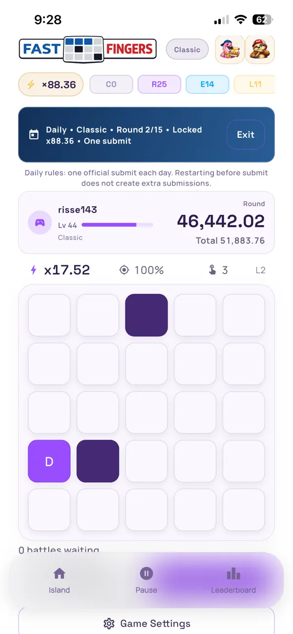 Screenshot #2 pour Fast Fingers - Clear The Grid!