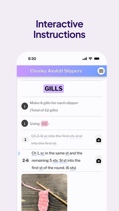 Ribblr - Crochet & Knitting Screenshot