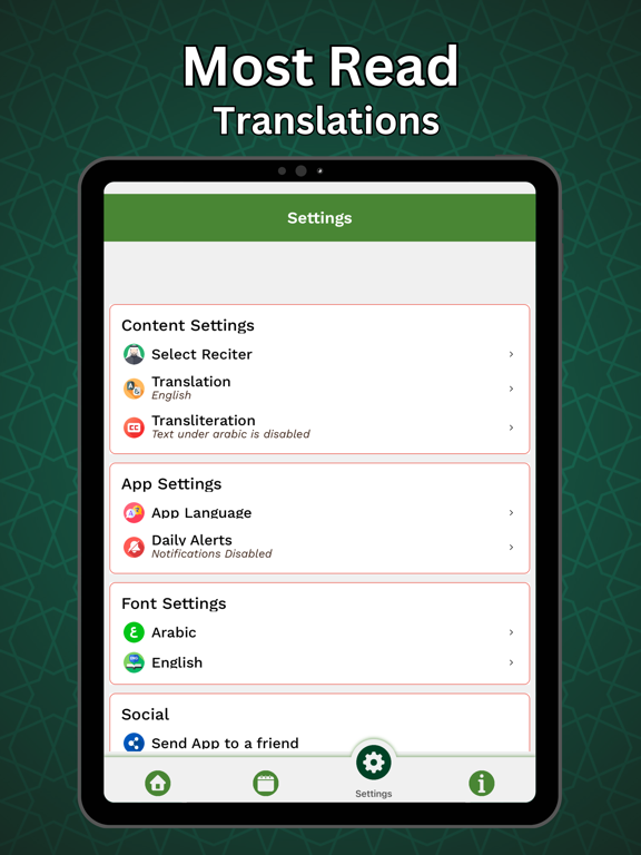 Ziaraat and Duas With Audios iPad screenshot 8 - Education app