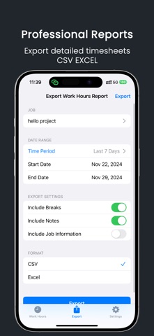 Hours Tracker: Time Clockify Screenshot 4 of 5