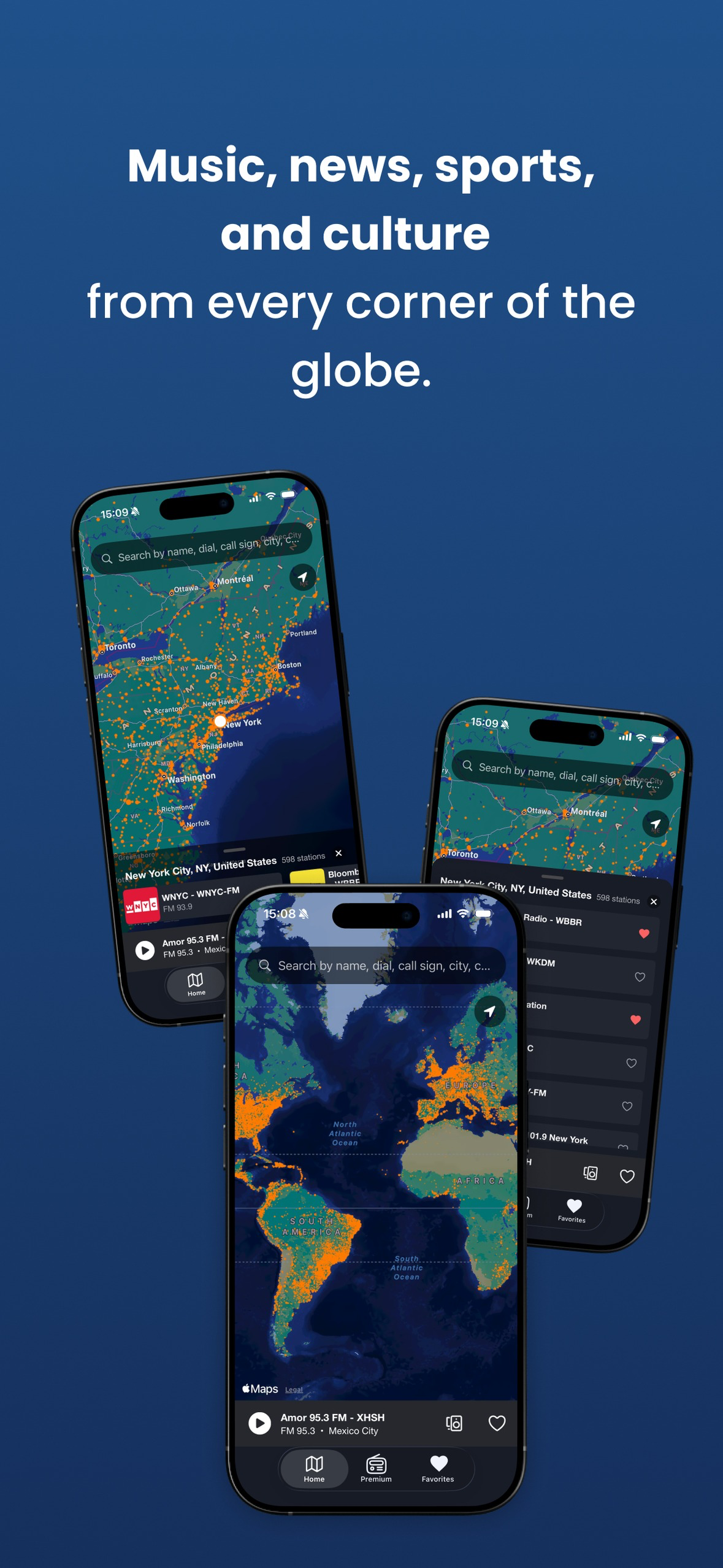 Radiomap - World Radio Live screenshot 3