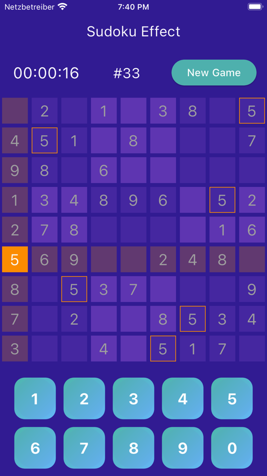 #4. Sudoku Effect (iOS) Podle: Alexander Kettler