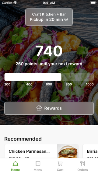 Craft Kitchen To Go iPhone screenshot 1 - Food & Drink app