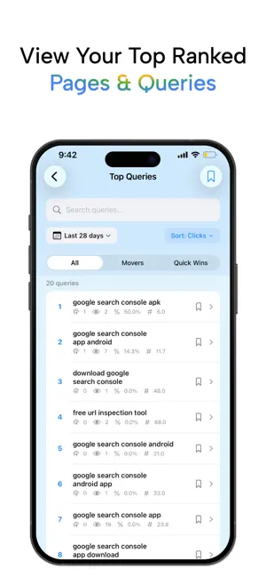 Search Console SEO Tracker screenshot 3