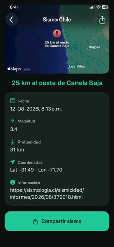 Earthquake Detector Screenshot 3 of 5