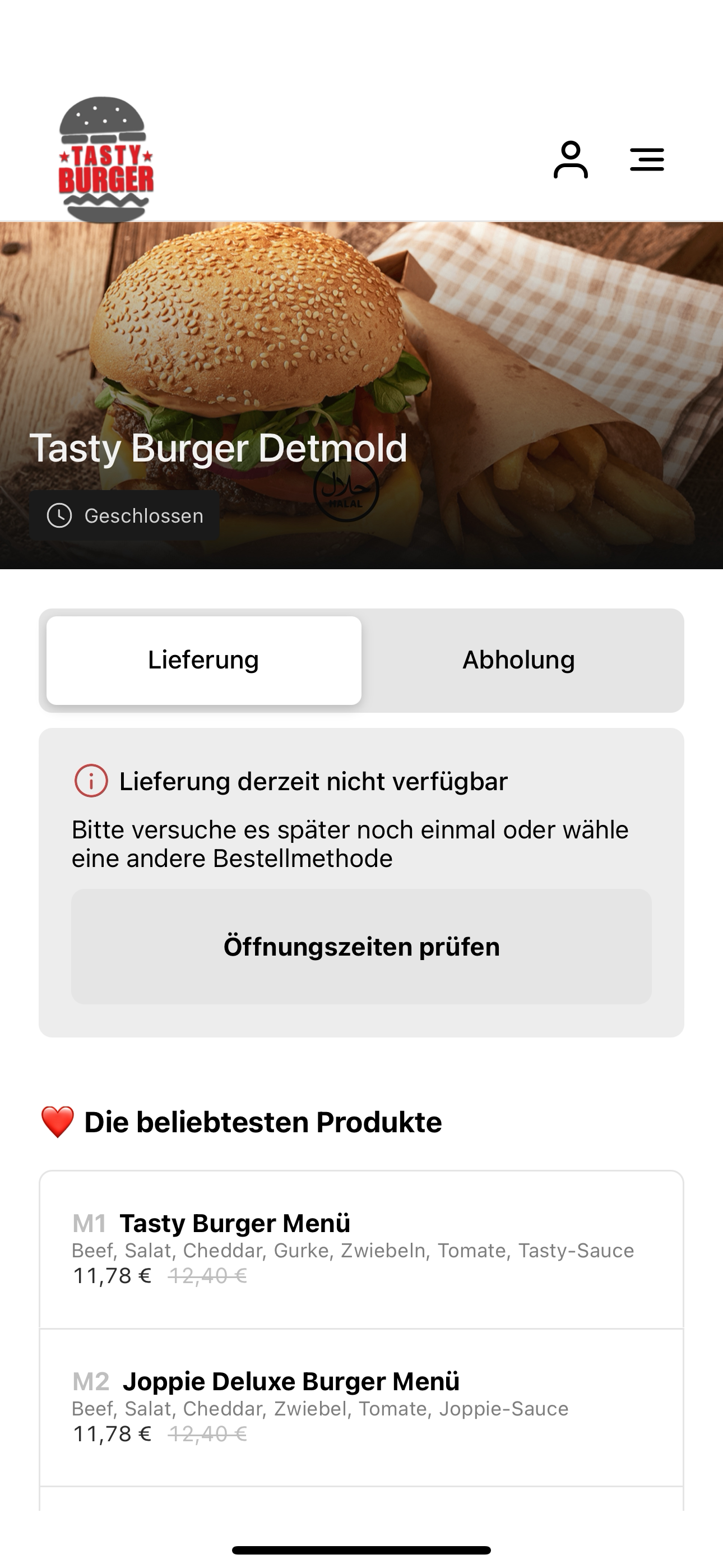 Tasty Burger Detmold screenshot 3