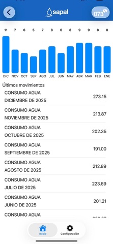 SAPAL Móvil Plus iPhone screenshot
