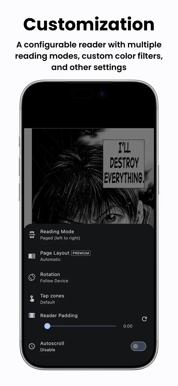 Tachimanga iOS Mod IPA screenshot 3 - iOS app interface