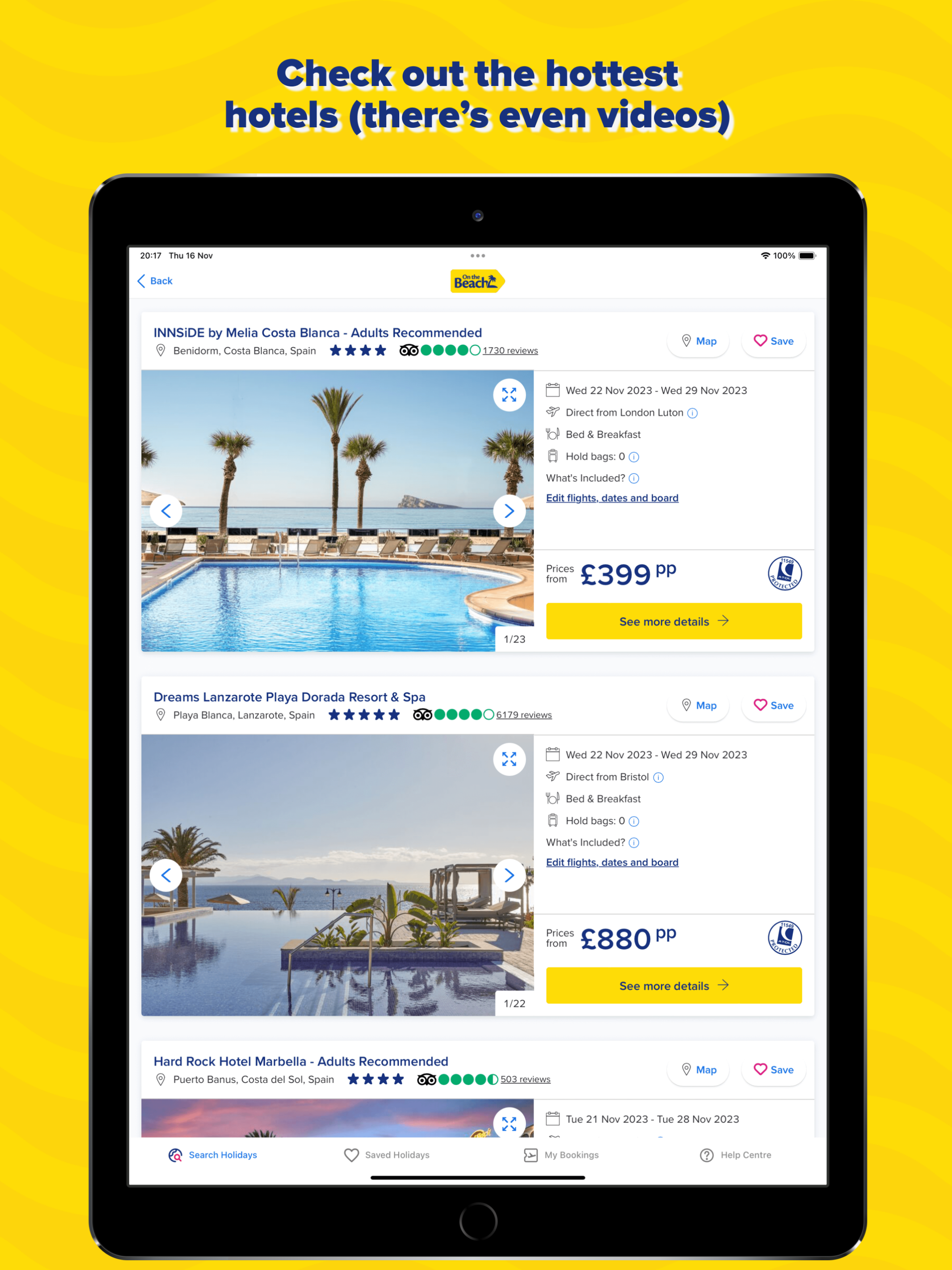 On the Beach Holiday App