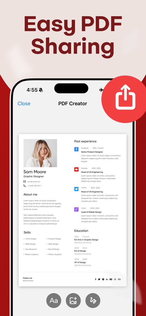 PDF Creator & Document Maker - App de Utilidades | MWM