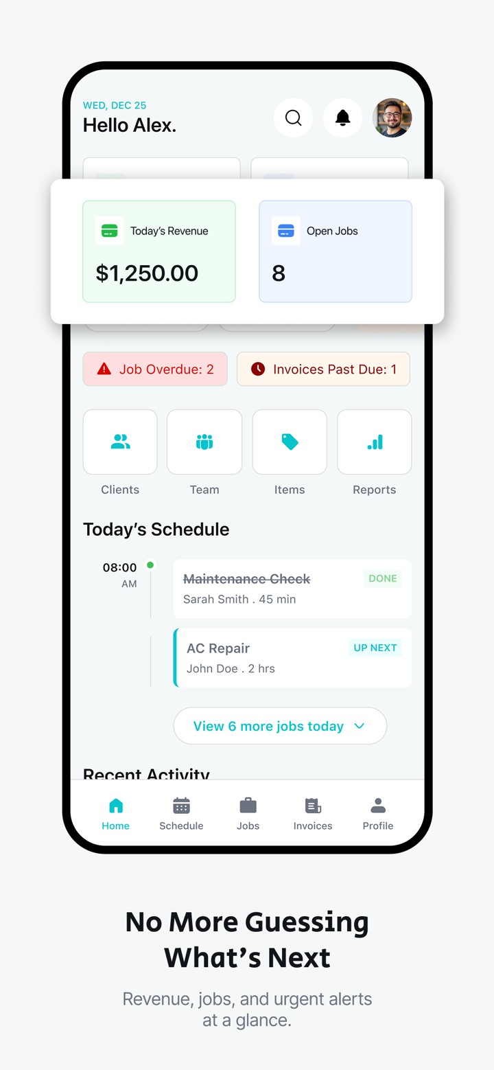 AllBetter Field: FSM Software screenshot 2