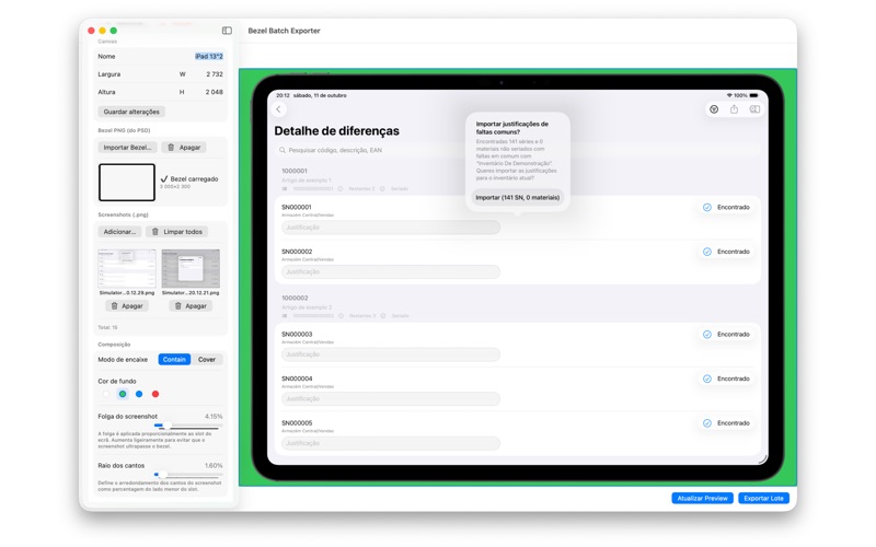 App screenshot