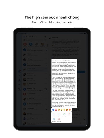 Base Workplace iPad screenshot