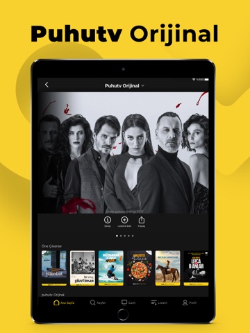 puhutv iPad screenshot