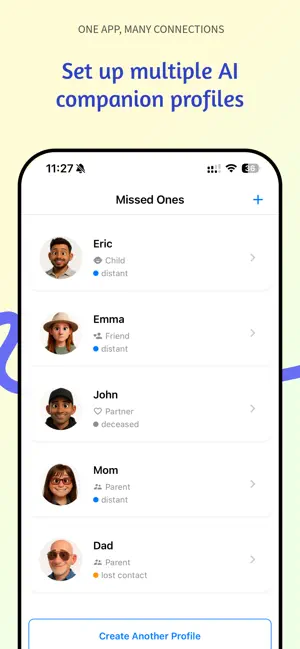 Missed One : AI Companion screenshot 3