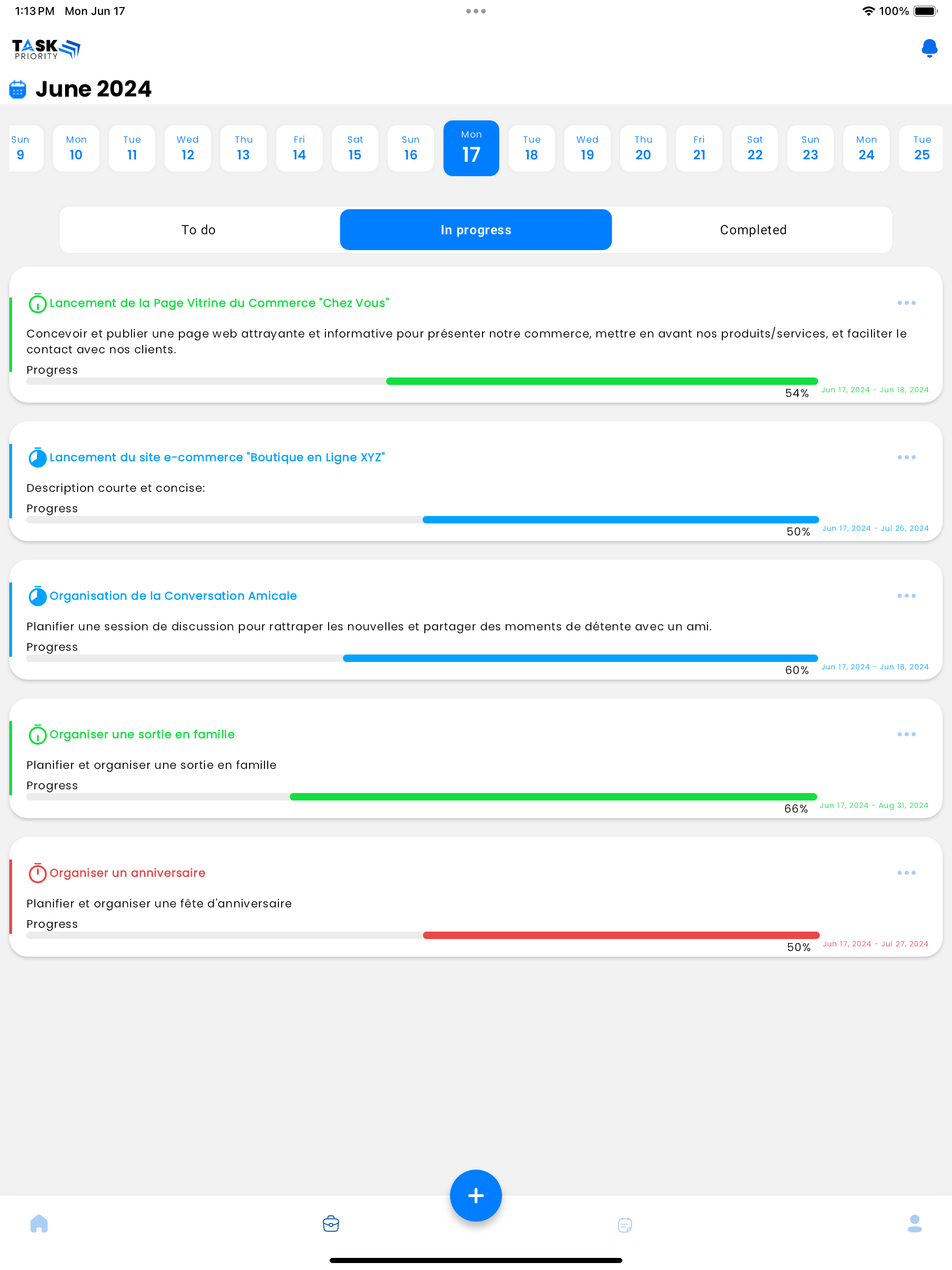Task Priority