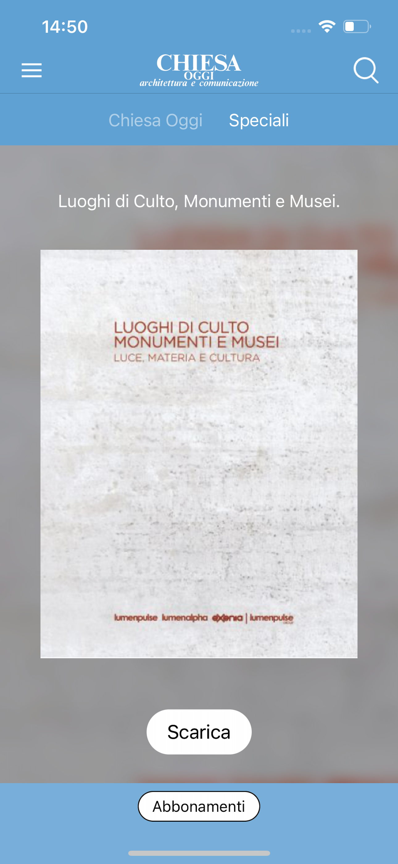 Chiesa Oggi