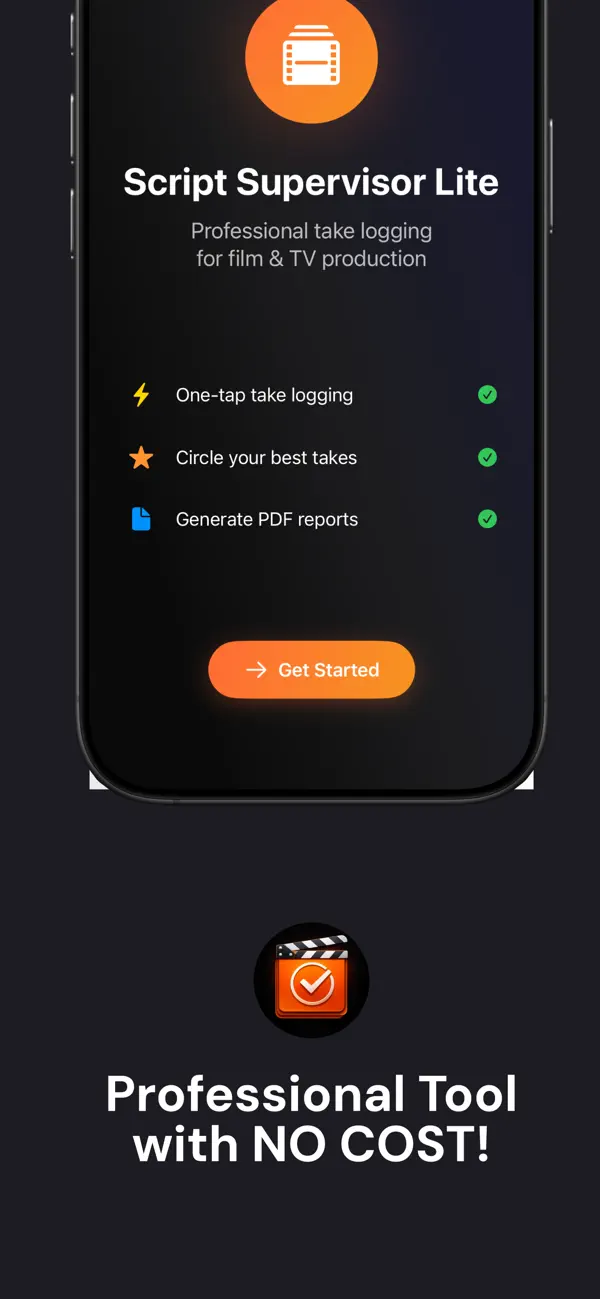 #1. Script Supervisor Lite (iOS) di: Onur Suluk