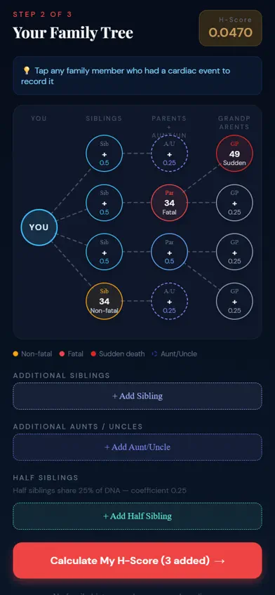 Heart Risk Calculator screenshot 2