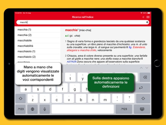 Screenshot #6 pour Dizionario Italiano Gabrielli
