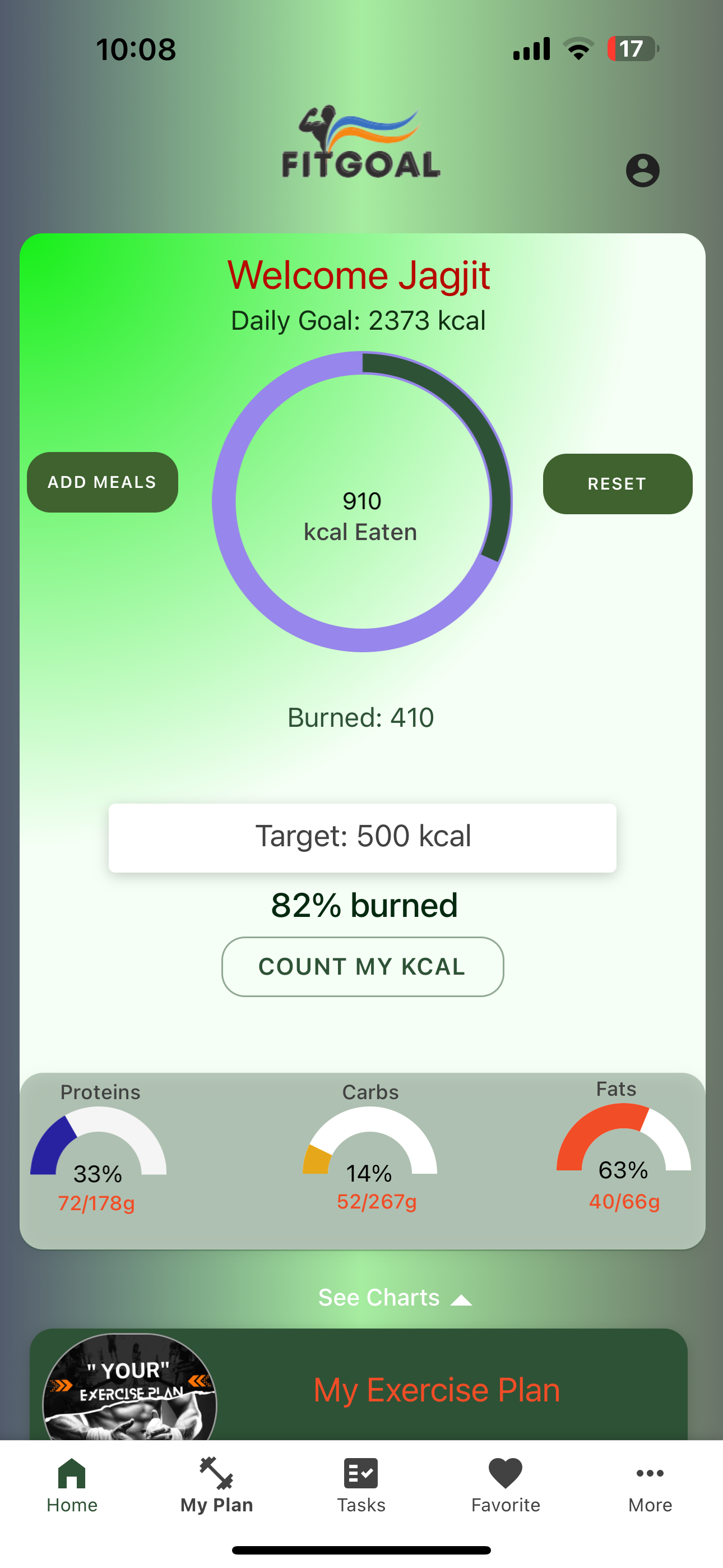 FITGOAL screenshot 4