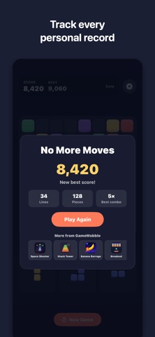Wobble Blocks - GameWobble iPhone screenshot